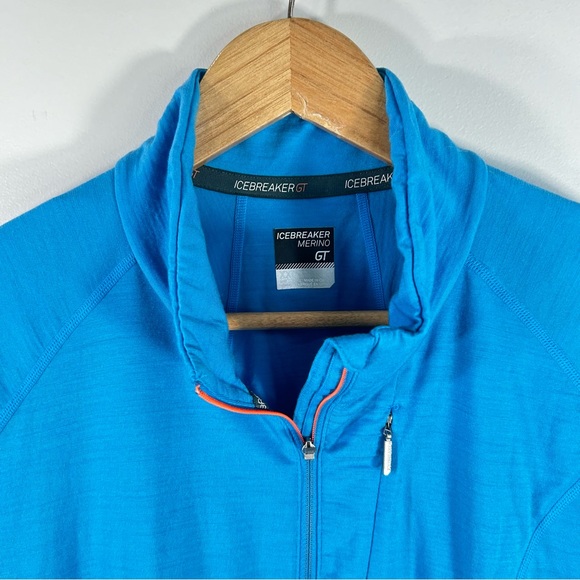 Icebreaker Merino GT Merino Wool 1/4 Zip Base Layer Long Sleeve; Men’s Size XXL - Picture 4 of 16